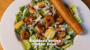 Blackened Shrimp Caesar Salad