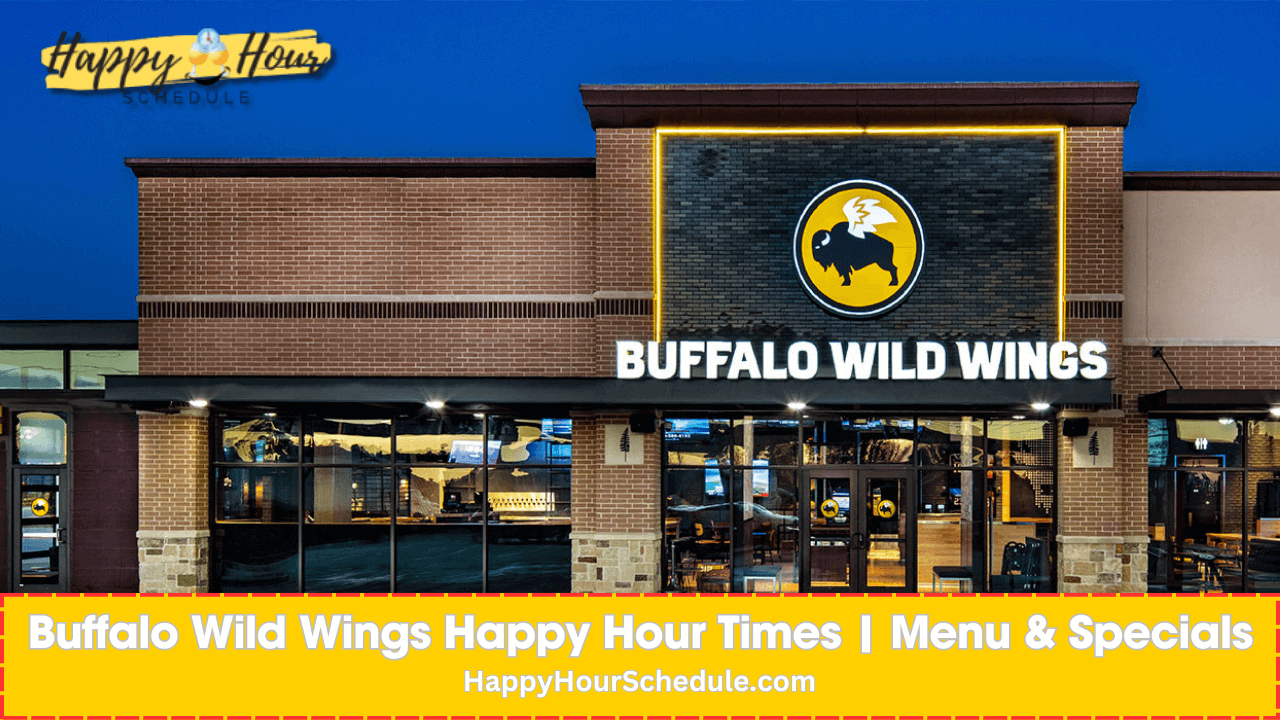 Buffalo Wild Wings happy hour menu, drinks and specials