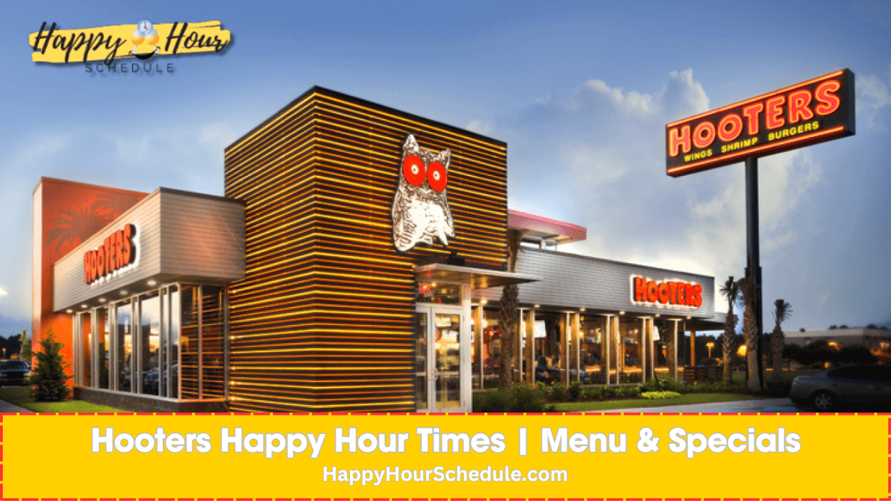 Hooters Happy Hour times, menu specials, drink specials