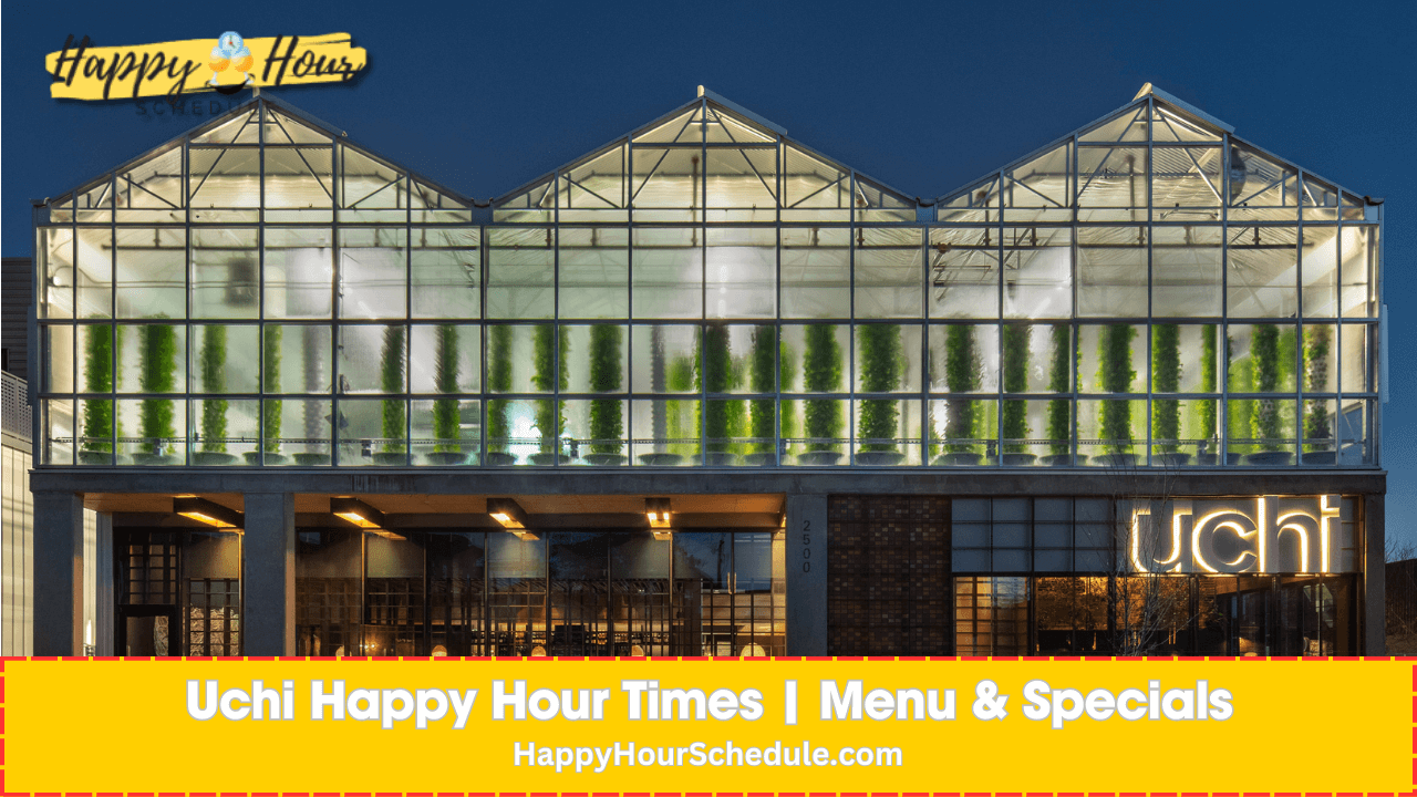 Uchi Happy Hour times, menu specials, drink specials
