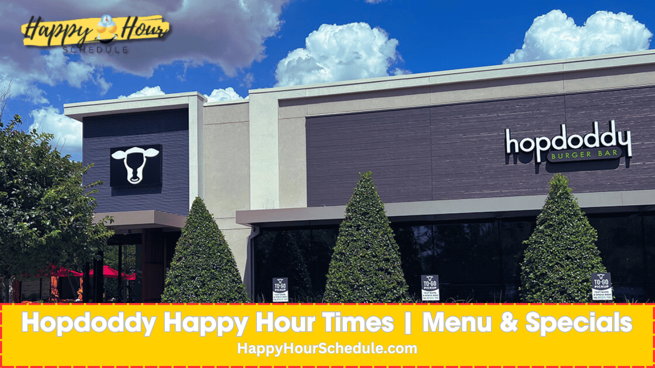 Hopdoddy Happy Hour times, menu specials, drink specials